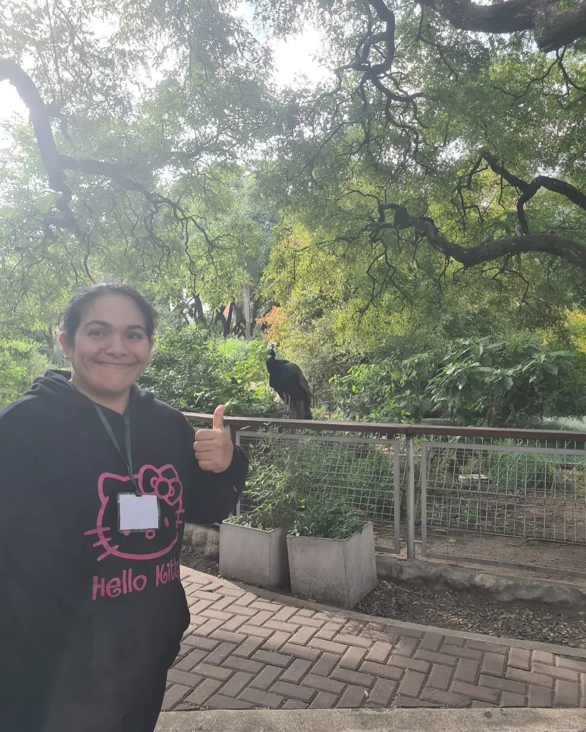 Una concurrente en el Ecoparque