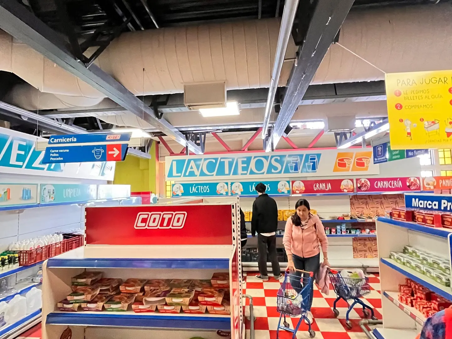 El supermercado de juguete del Museo de los Niños